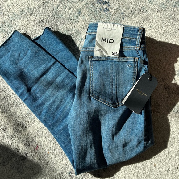 rag & bone Denim - Rag & bone mid/rise shorty skinny jeans